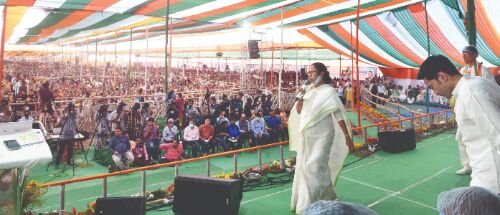 Mamata set to address rally at Sahaganj in Chinsura today