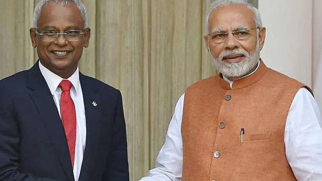 Maldivian Prez thanks India for generous aid during Covid