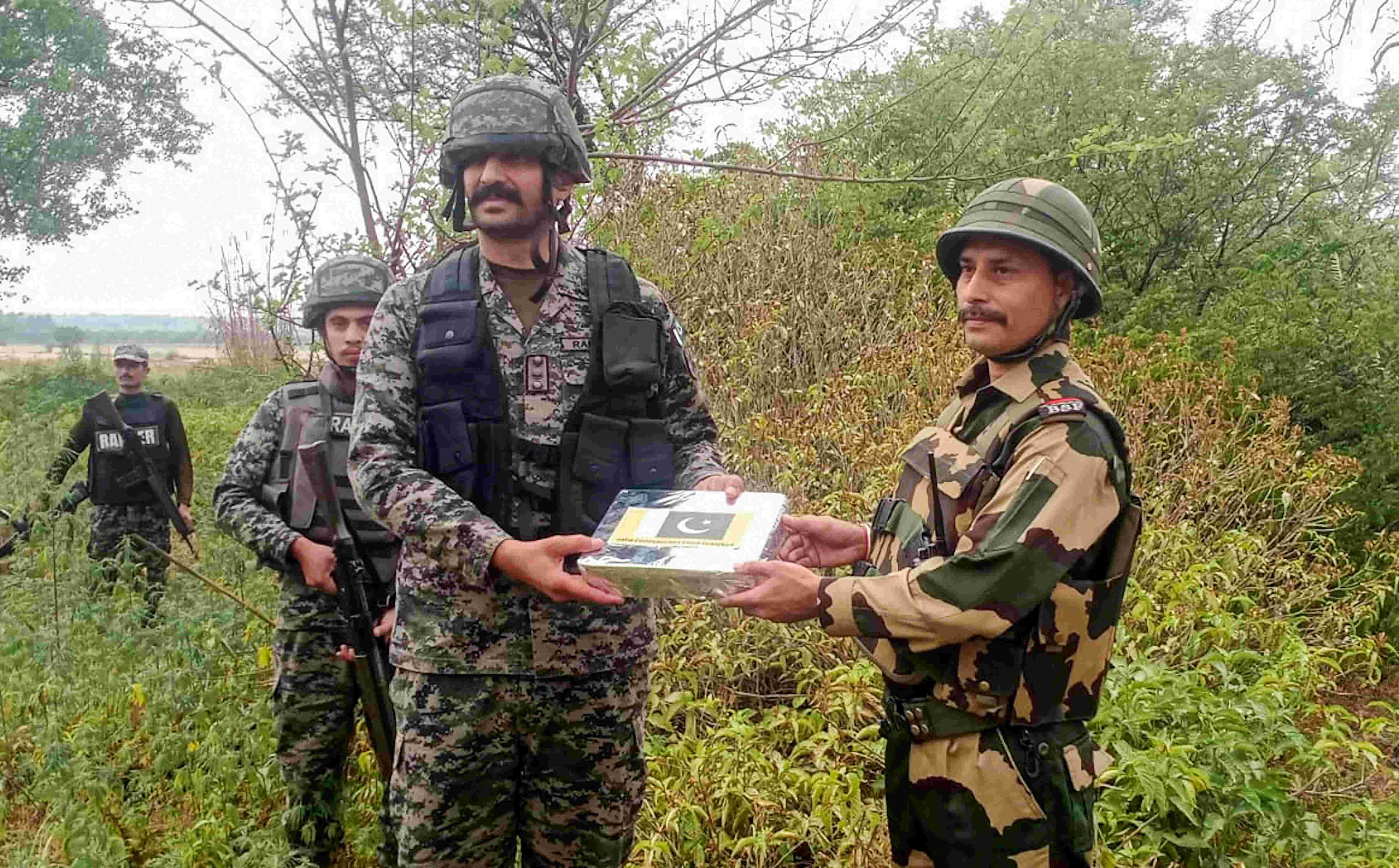 Eid: BSF exchanges sweets with Pak, Bangladesh troops at border