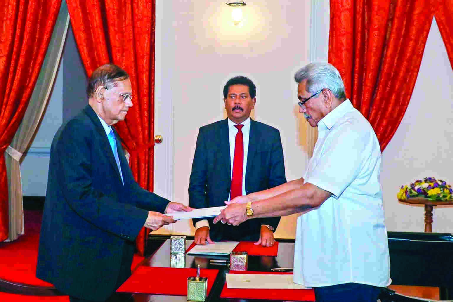 New Lankan PM inducts   4 ministers into Cabinet