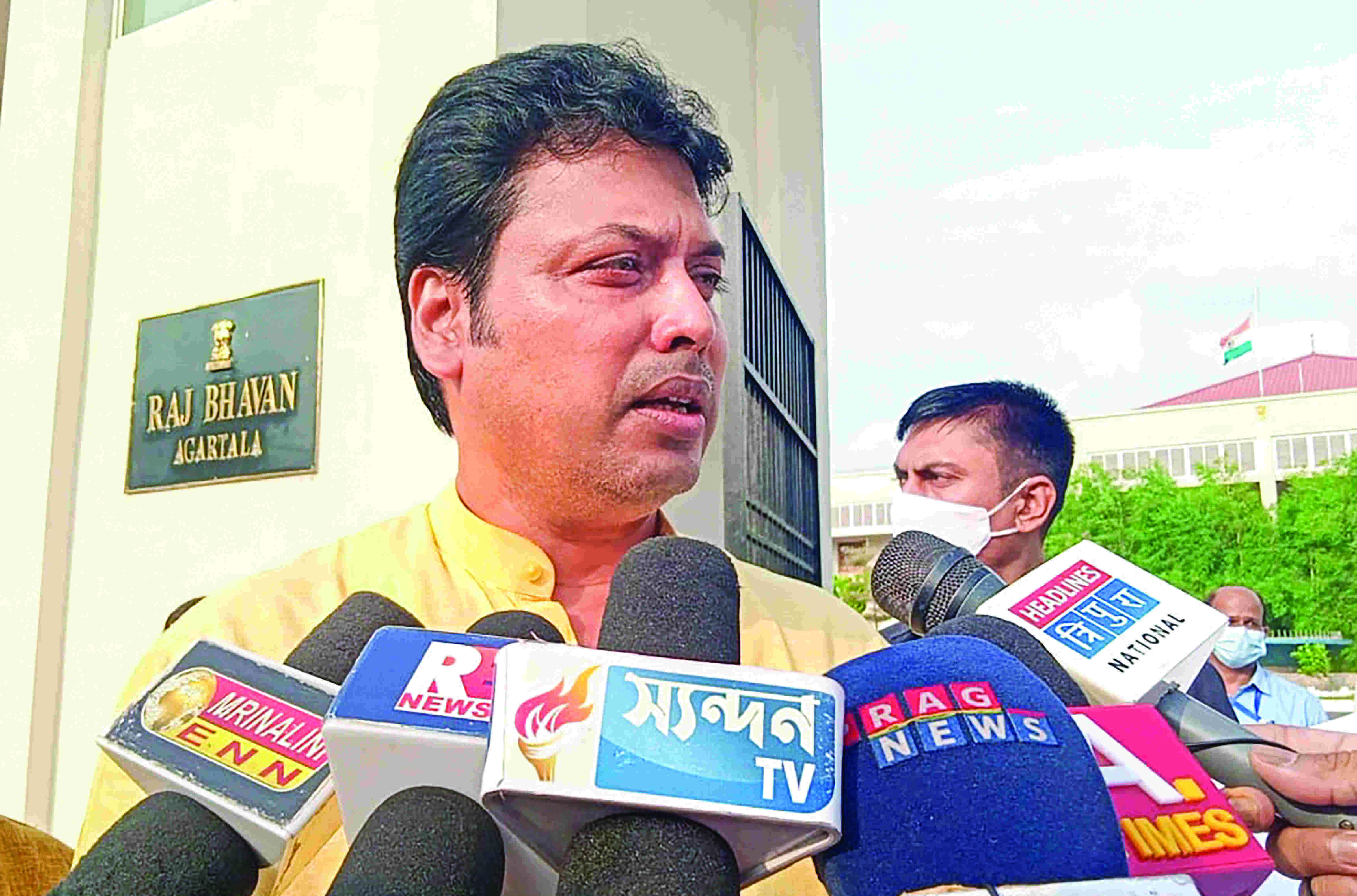 Biplab Deb resigns as Tripura CM; TMC says change is inevitable