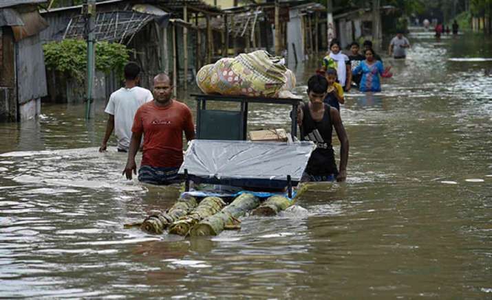 Floods affect nearly 2 lakh people in Assam