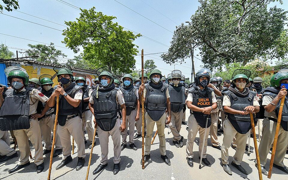 Heavy police deployment at Chandigarh-Mohali border as farmers plan indefinite protest in capital