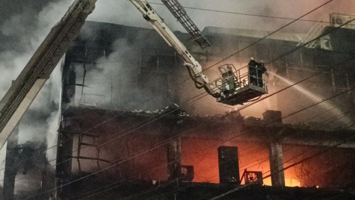 Mundka fire: AAP demands FIR against Delhi BJP chief, his predecessors for unintentional murder Mundka fire: AAP demands FIR against Delhi BJP chief, his predecessors for unintentional murder