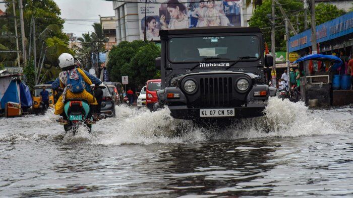 Rains, thunderstorm bring mercury down in Delhi; water-logging, traffic snarls in some areas