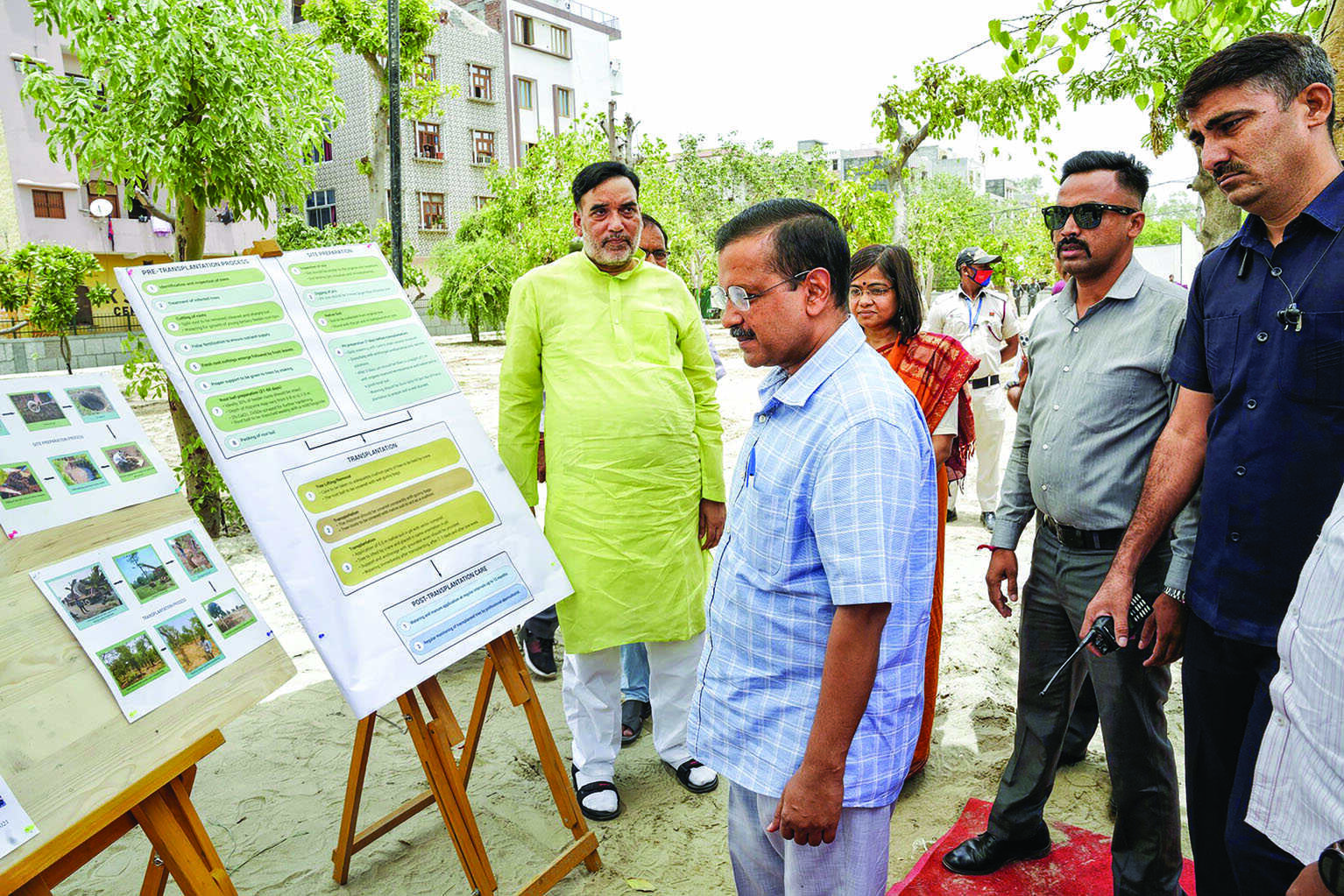 Tree transplantation policy prevented dip in green cover, says CM Kejriwal