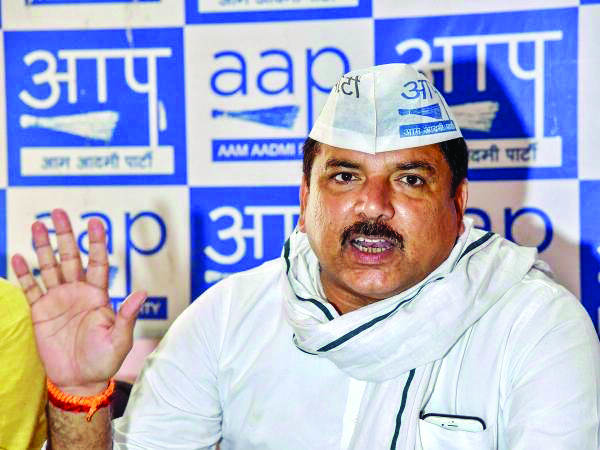 Centre wants to demolish 53 temples in Capital, says AAP MP Sanjay Singh