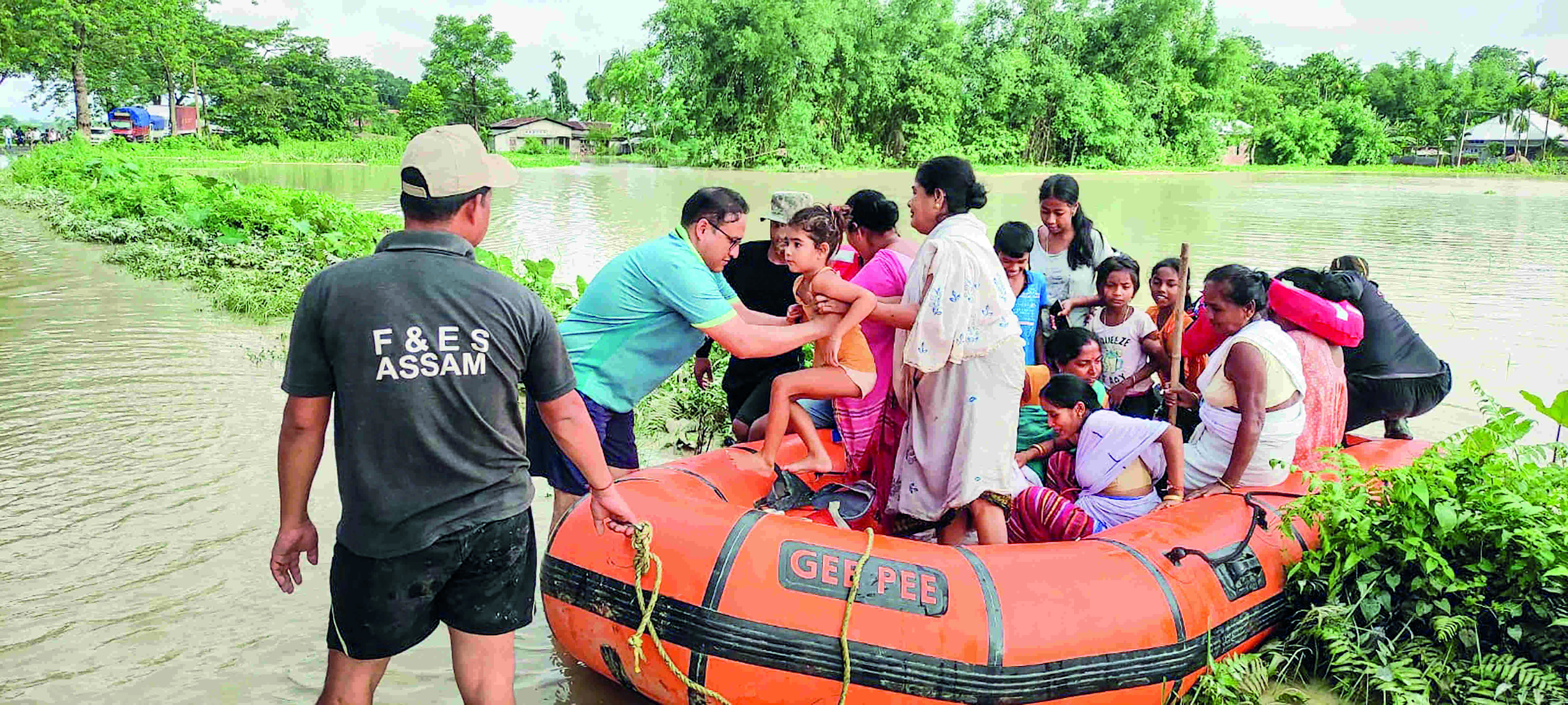 Flood situation in Assam grim