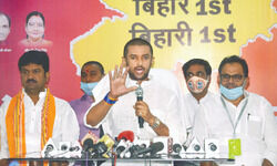 Chirag: Nitish will quit NDA after polls, try to challenge Modi in 2024 Chirag: Nitish will quit NDA after polls, try to challenge Modi in 2024