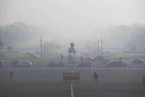 Delhis air quality turns very poor again after marginal improvement Delhis air quality turns very poor again after marginal improvement