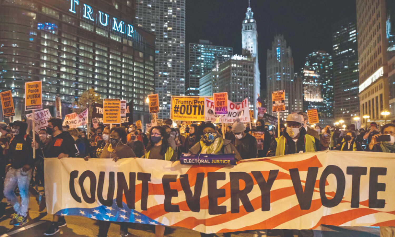 Biden within reach of finish line, Trump says Stop the count