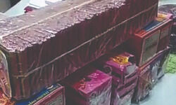 Banned crackers worth lakhs seized, none held