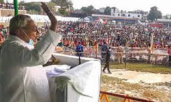 During campaign in third & final phase, Nitish says my last election During campaign in third & final phase, Nitish says my last election