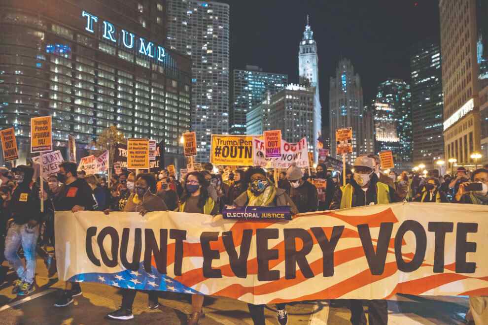 Biden within reach of finish line, Trump says Stop the count Biden within reach of finish line, Trump says Stop the count