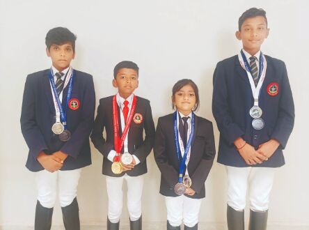 National Championship: 4 MP junior equestrians bag 9 medals