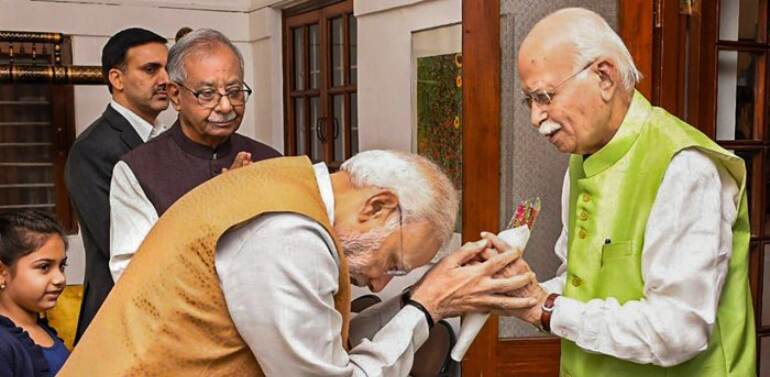 PM Modi lauds Advani on his 93rd birthday PM Modi lauds Advani on his 93rd birthday