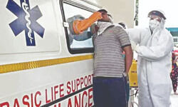 Led by spike around Delhi border, positivity rate jumps to 16% Led by spike around Delhi border, positivity rate jumps to 16%