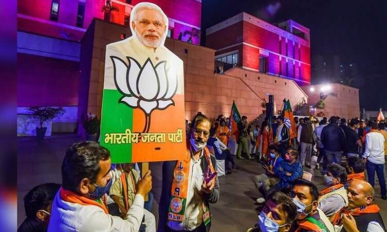 NDA gets simple majority in Bihar assembly; BJP comes out with flying colours NDA gets simple majority in Bihar assembly; BJP comes out with flying colours
