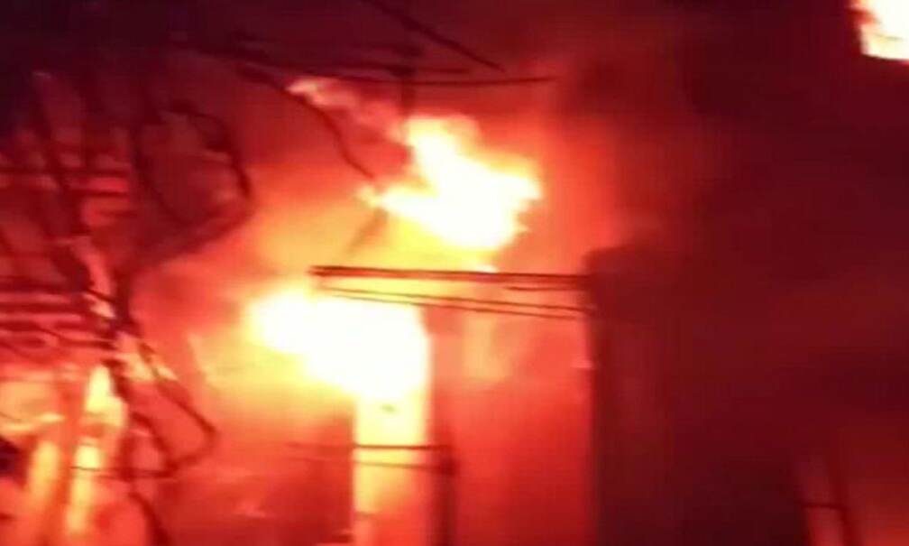 Fire breaks out at cloth godown in Delhis Gandhi Nagar