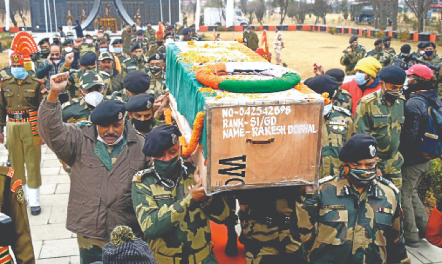 Army pays tribute to 4 soldiers killed in ceasefire violations