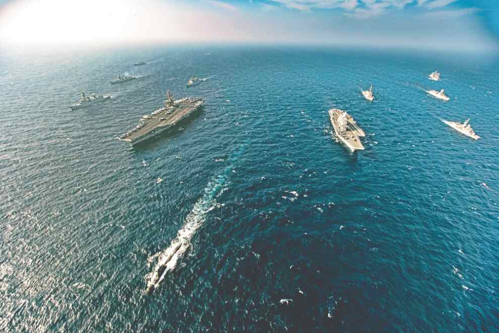 2nd phase of Malabar exercise begins in northern Arabian Sea 2nd phase of Malabar exercise begins in northern Arabian Sea