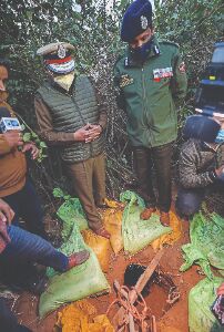 Tunnel suspected to be used by terrorists for infiltration detected Tunnel suspected to be used by terrorists for infiltration detected