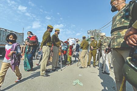 Locals affected, border testing hit as law enforcement block farmers