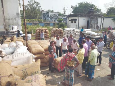 Balurghat: Food department starts paddy procurement