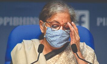Indian economy witnessing V-shaped recovery: FinMin Indian economy witnessing V-shaped recovery: FinMin