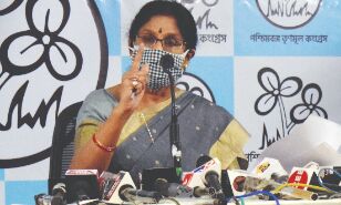 None can pass crude remarks on a woman CM: warns TMC