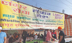 A show of inter-faith solidarity at Singhu A show of inter-faith solidarity at Singhu