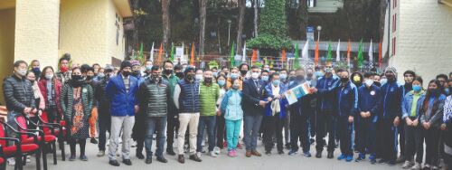 Mountaineering institute flags off cleanliness drive of hills, ocean Mountaineering institute flags off cleanliness drive of hills, ocean