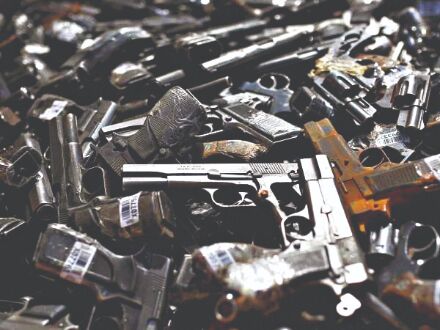 Over 2,400 caught with illegal arms in last six months Over 2,400 caught with illegal arms in last six months