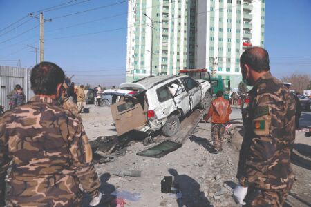 Afghan officials: Bombs, shooting attack in Kabul kill 4 Afghan officials: Bombs, shooting attack in Kabul kill 4