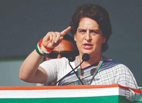 Charge-sheet raises serious questions on UP govt: Priyanka
