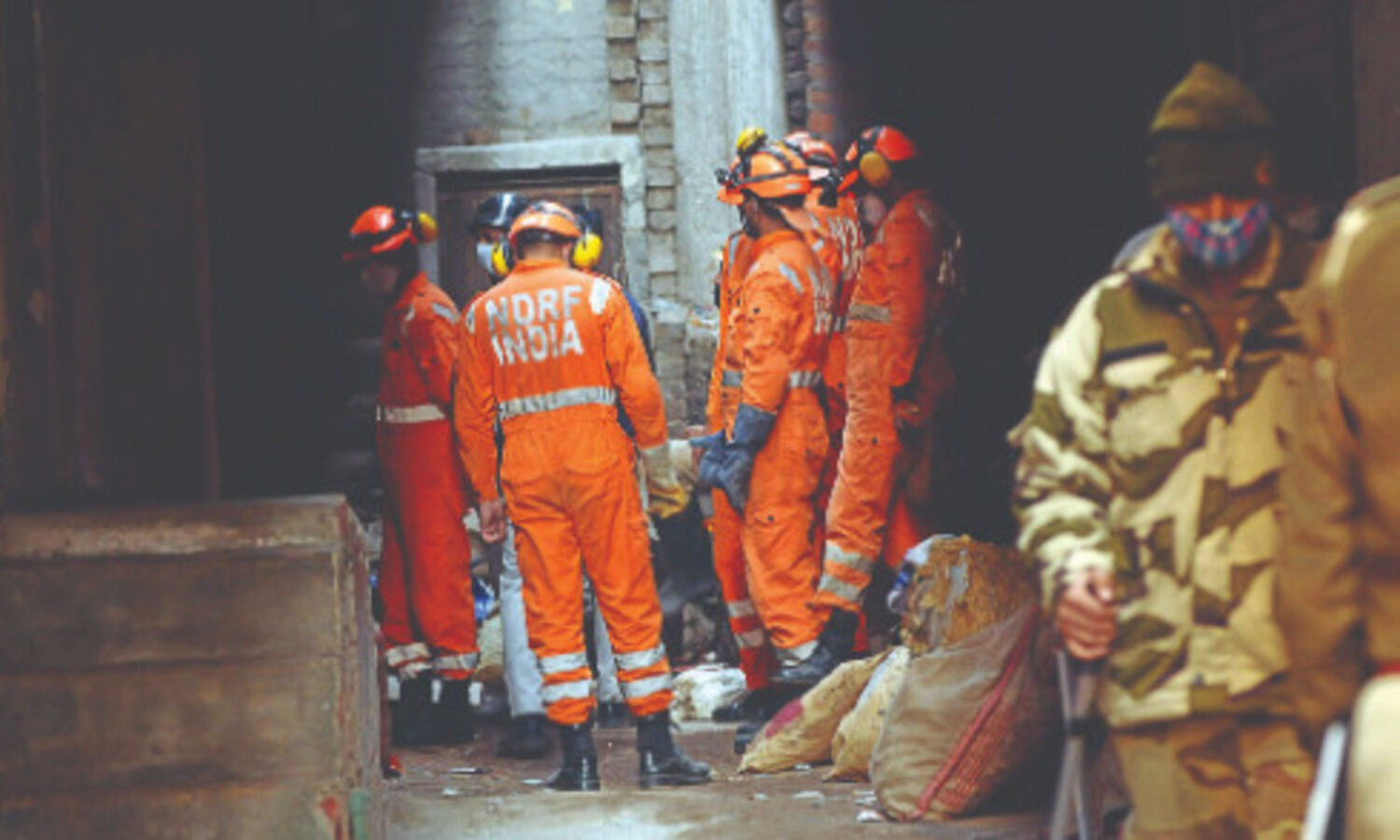 Four dead, two injured in factory roof collapse