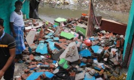 Six injured after portion of house collapses in Delhi