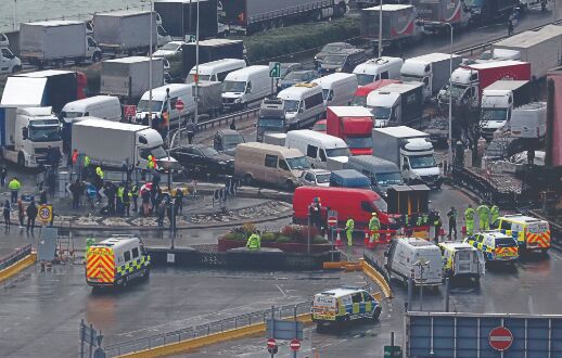 France allows British cargo, passengers in after virus scare