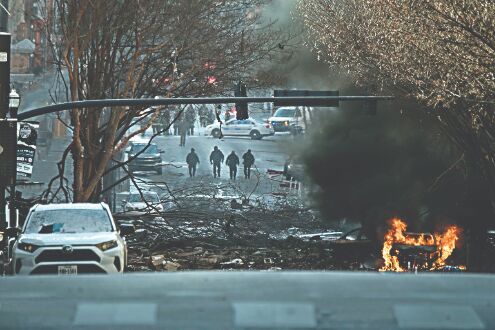 Downtown Nashville explosion knocks communications offline Downtown Nashville explosion knocks communications offline