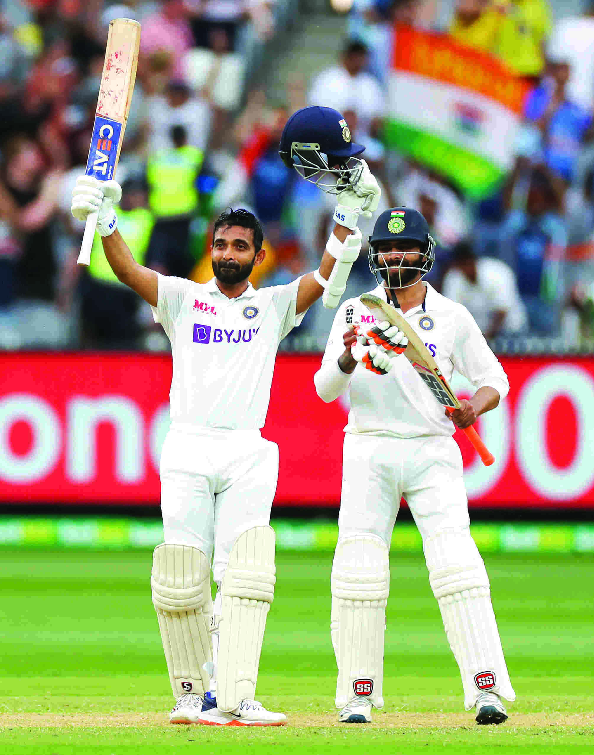 Captain Rahanes fine century puts India in drivers seat