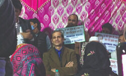 N-E Delhi riots victims show solidarity for advocate Pracha