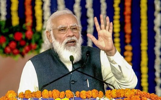 PM attacks previous govts for delaying work on dedicated freight corridor project PM attacks previous govts for delaying work on dedicated freight corridor project