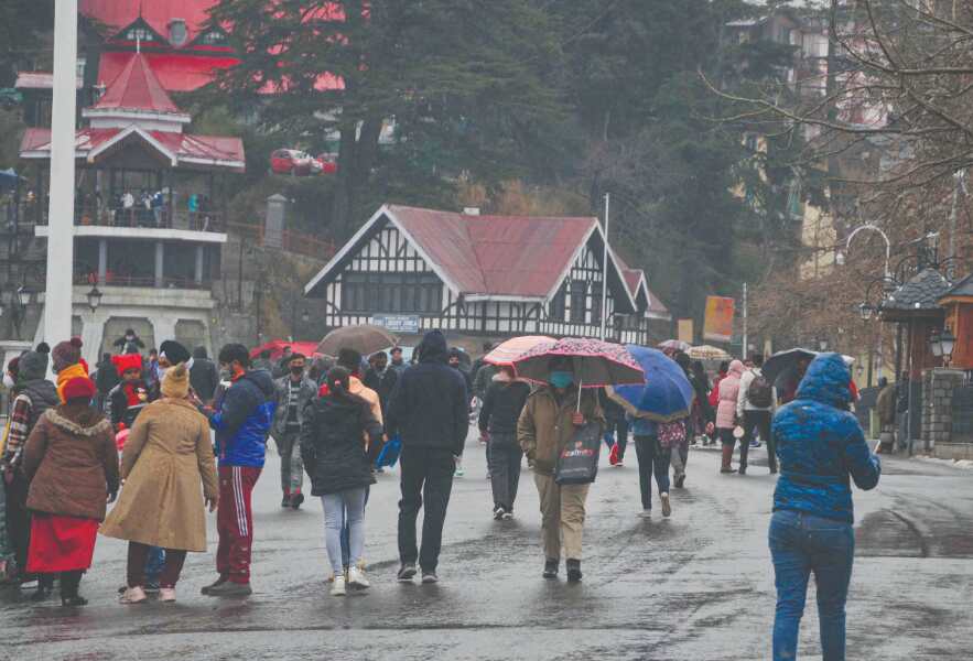 Light rains, snowfall in N India Light rains, snowfall in N India