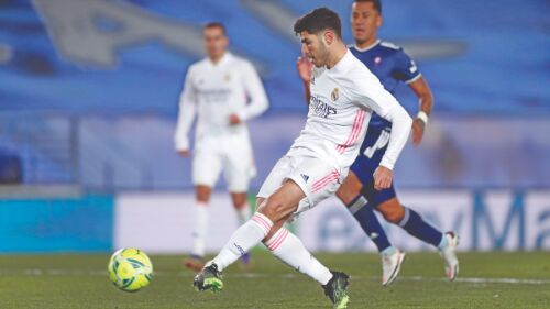 Real Madrid beat Celta Vigo 2-0 to go atop in Spain