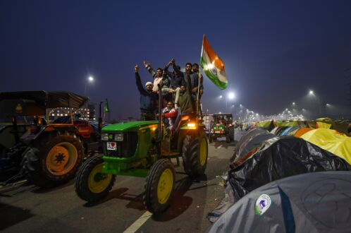 Undeterred by cold weather, rains, protesting farmers threaten to intensify stir further
