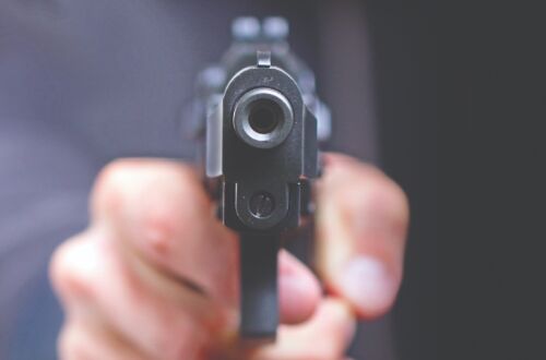 Scribe robbed at gun point Scribe robbed at gun point