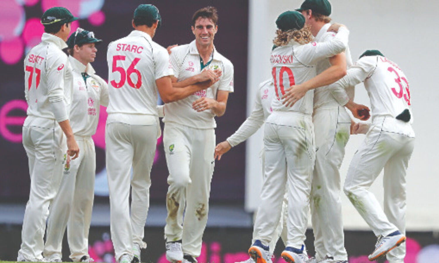 Brilliant Cummins puts Oz on top as India dismissed for 244
