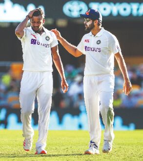 Debutant Natarajan shines as Australia score 274/5 courtesy Labuschagne ton