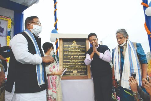 Foundation stone of water treatment plant laid, to help about 10L people