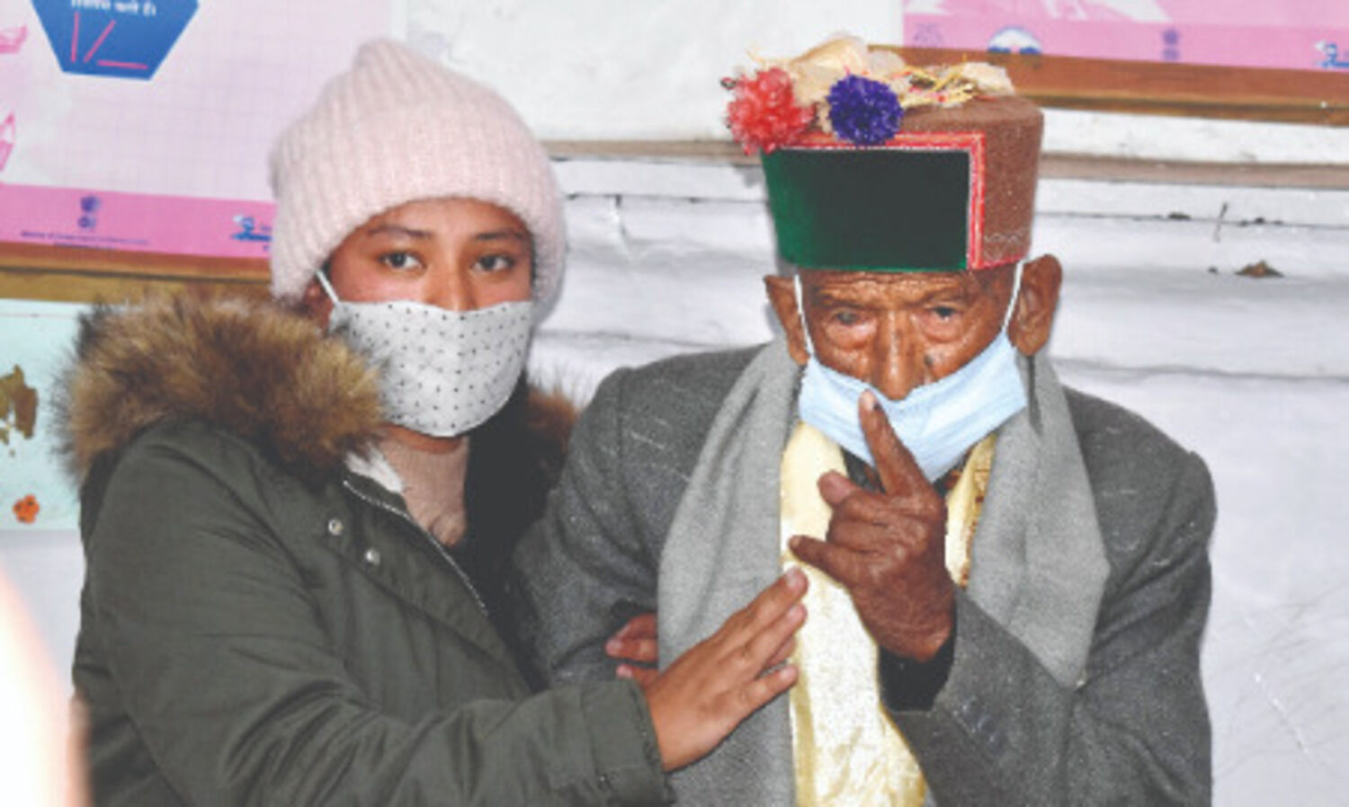 At 103, Indias first voter casts vote in Himachal Pradesh panchayat polls